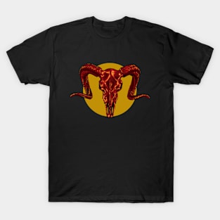 Ram Skull Vector art T-Shirt